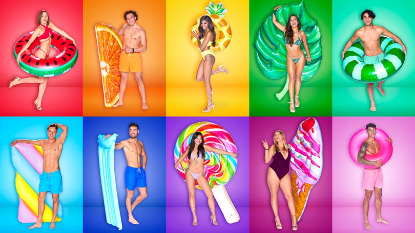 Love Island groepsfoto