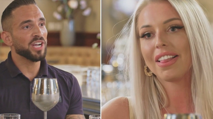 Knallende ruzie Damian en Shirley in Eating with my Ex