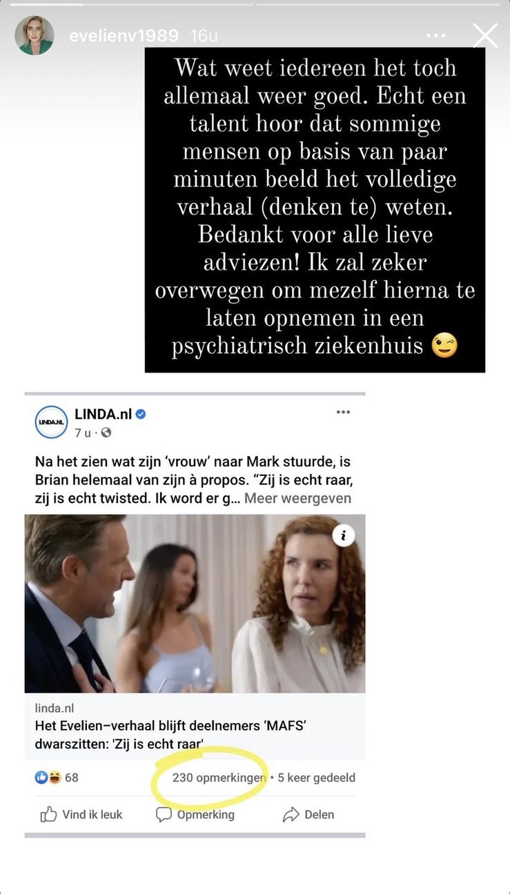 Evelien kritiek