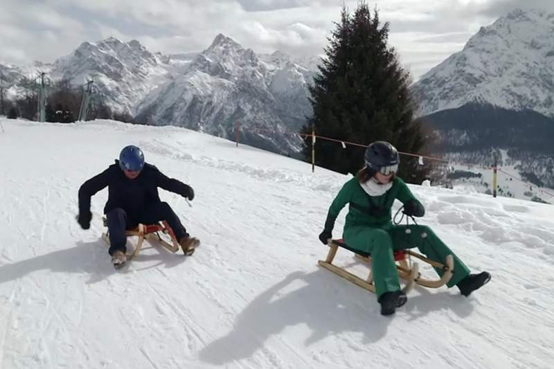 Truus valt in de sneeuw, Mike ziet dubbel en Judith maakt vaart in Winter Vol Liefde
