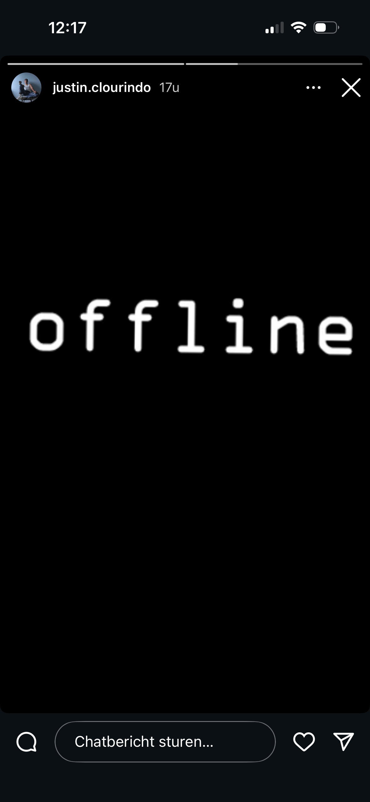 Justin offline