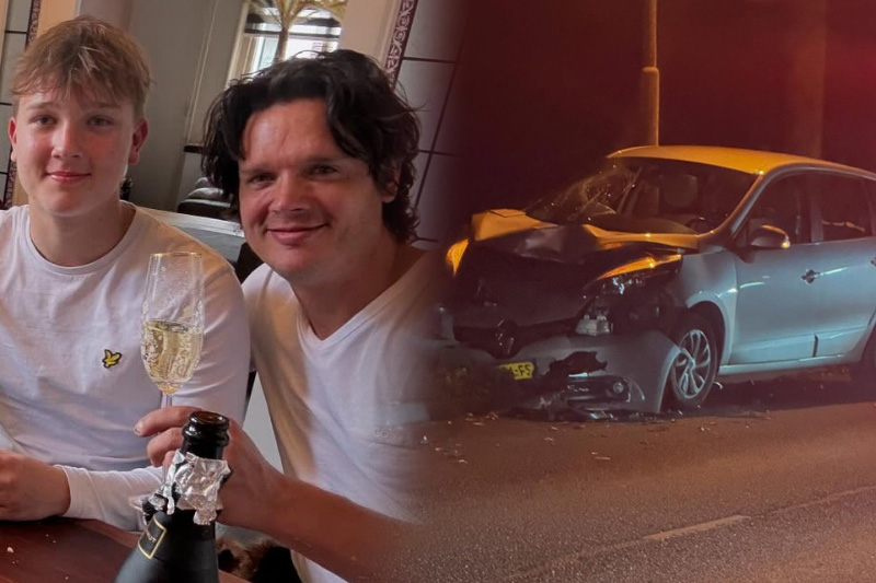 Schrikken voor familie Nagelkerke: Zoon Noud aangereden Noud Nagelkerke