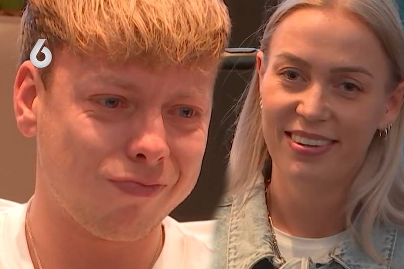 Demi en Geert nemen afscheid, huilen tranen met tuiten