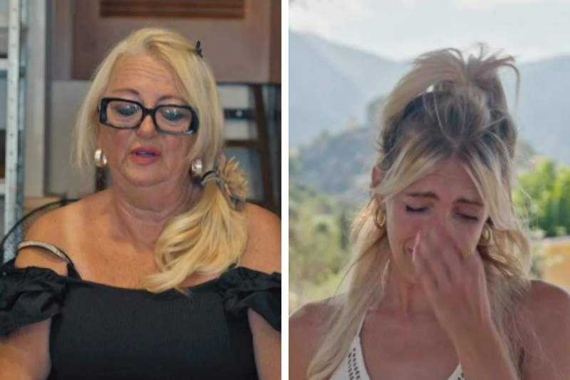 Denise huis uit gezet door de Hanslers; blijft achter in Spaanse camper