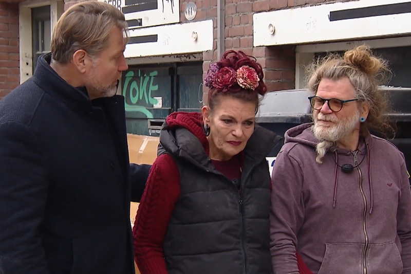 Het Blok-kijkers betrappen koppel op diefstal Het Blok Bianca Silvio Dennis van der Geest